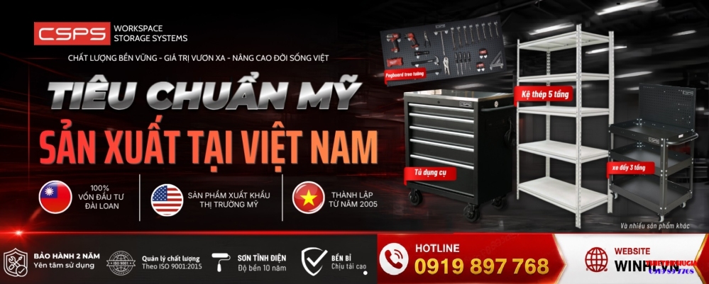 Tủ Dụng Cụ CSPS Tiêu Chuẩn Mỹ – Nâng Tầm Gara Chuyên Nghiệps