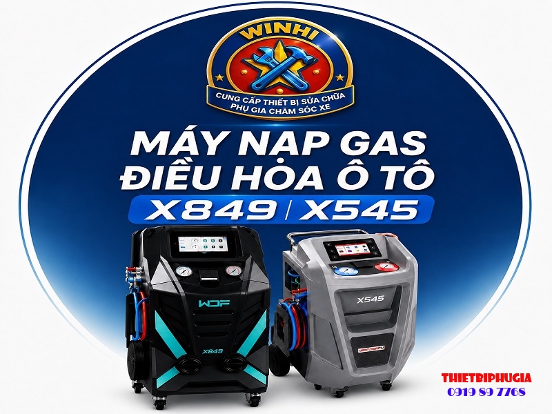 máy nạp gas điều hòa oto tbpg
