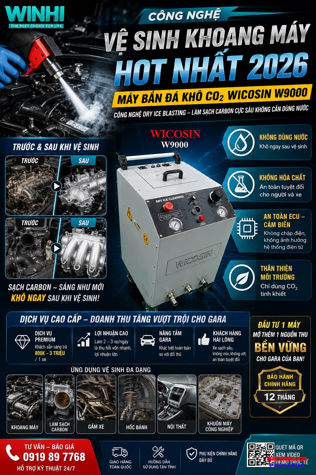 may ban da kho wicosin w9000 0919897768