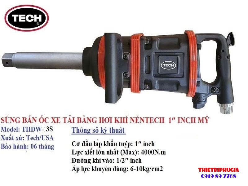 Thông Số Kỹ Thuật Súng Bắn Ốc TECH THDW 3S